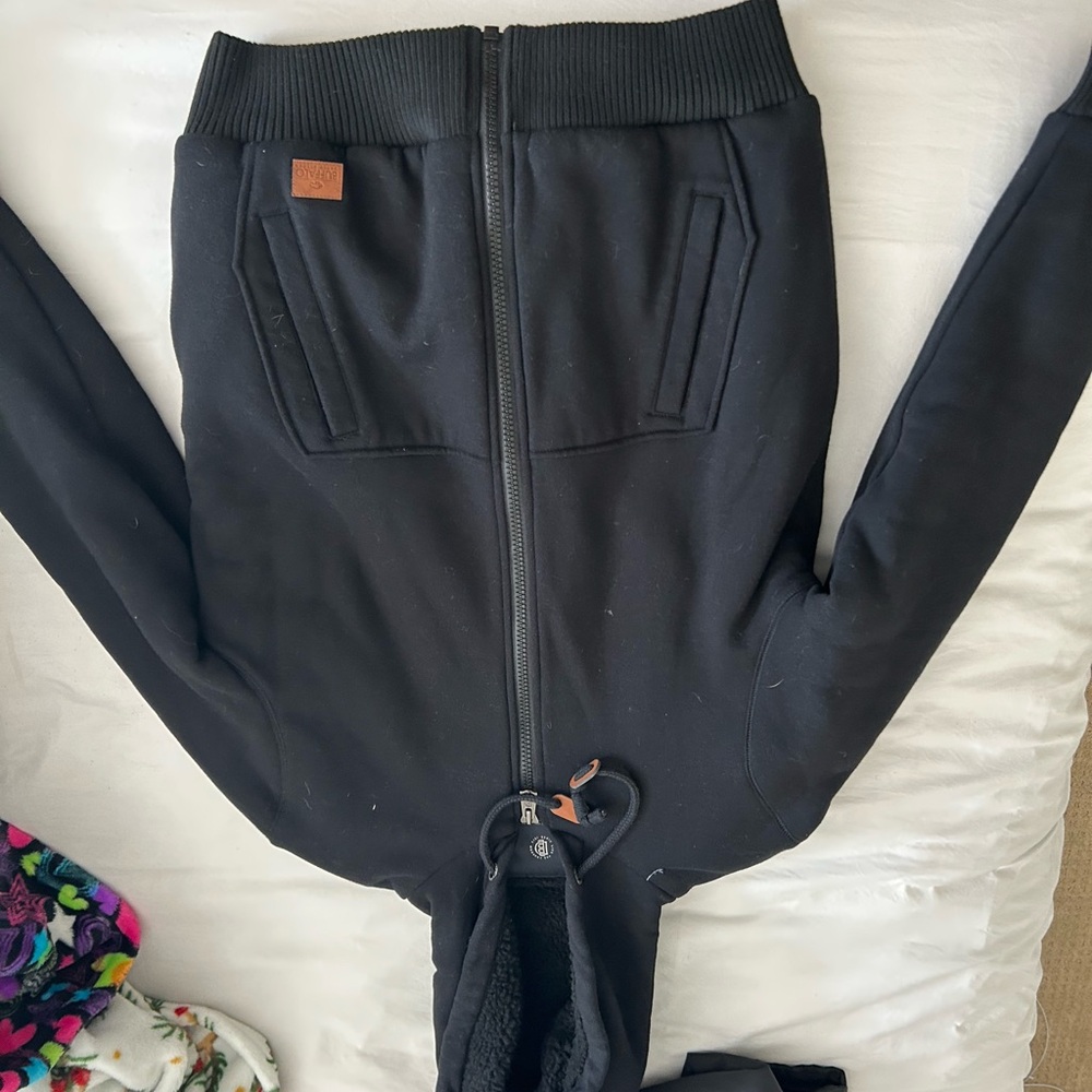 Black Zip-Up Hoodie
